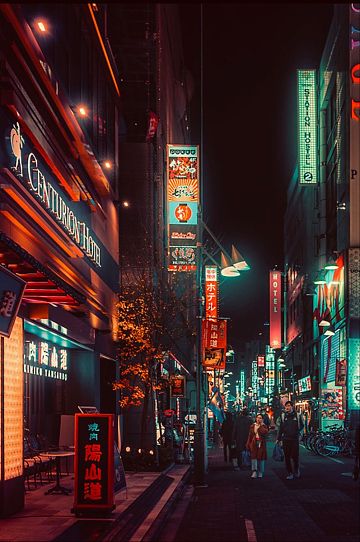 日本街头·霓虹夜景